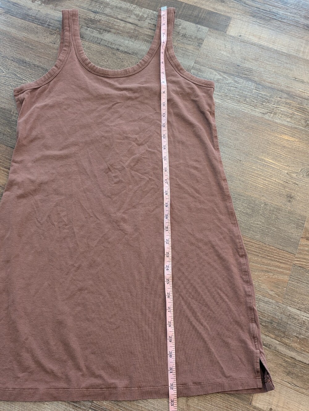 Lululemon Classic-Fit Cotton-Blend Scoop Tank Dress Ancient Copper Sz 6 - Picture 13 of 13